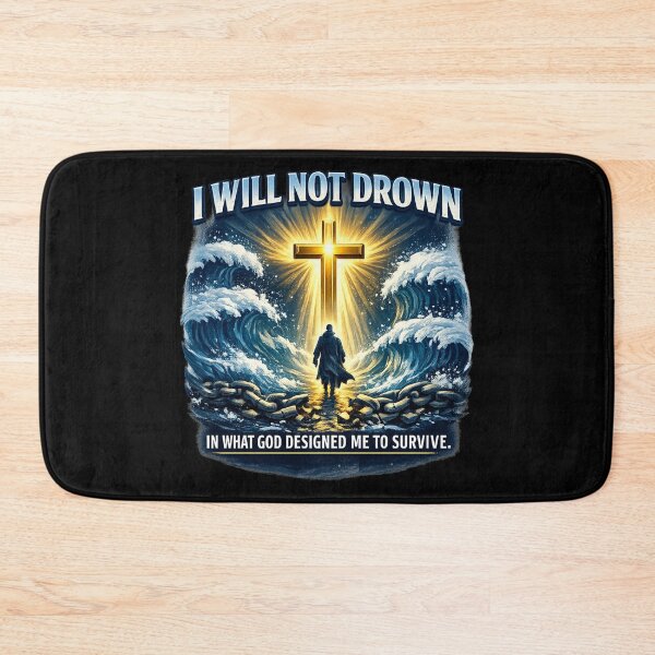 Item preview, I WILL NOT DROWN IN WHAT GOD HAS DESIGNED ME TO SURVIVE designed and sold by Divine-Living.