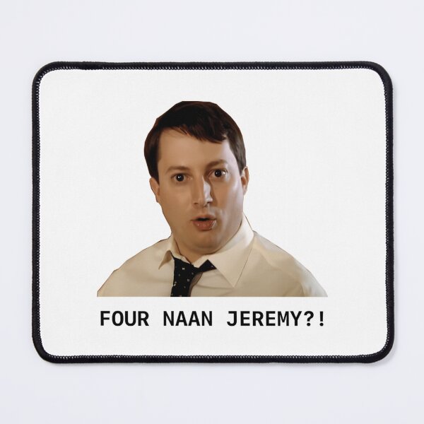 Item preview, Peep Show Mark - Four Naan Jeremy Quote (Plain Background) designed and sold by mikesingshua.