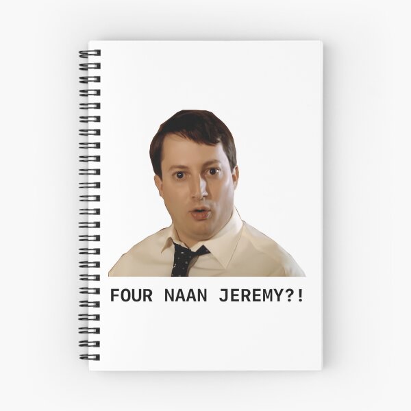 Item preview, Peep Show Mark - Four Naan Jeremy Quote (Plain Background) designed and sold by mikesingshua.