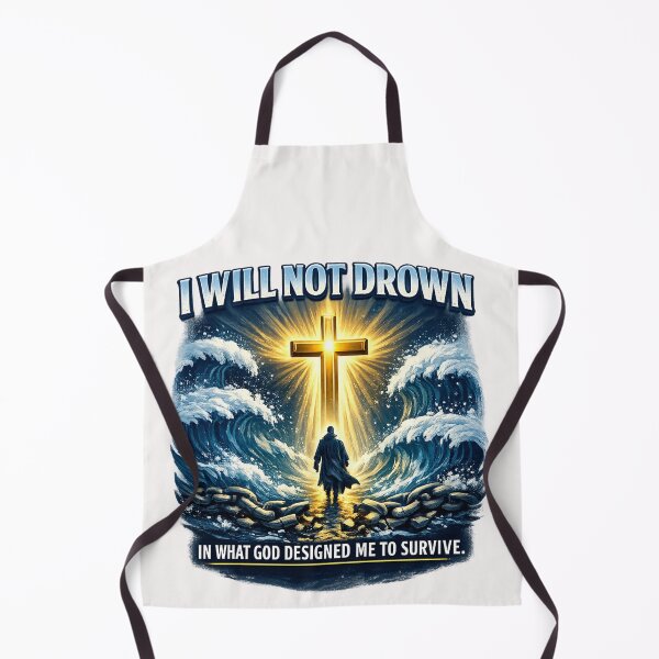 Item preview, I WILL NOT DROWN IN WHAT GOD HAS DESIGNED ME TO SURVIVE designed and sold by Divine-Living.