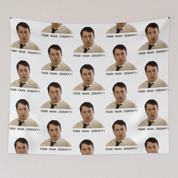Item preview, Peep Show Mark - Four Naan Jeremy Quote (Plain Background) designed and sold by mikesingshua.