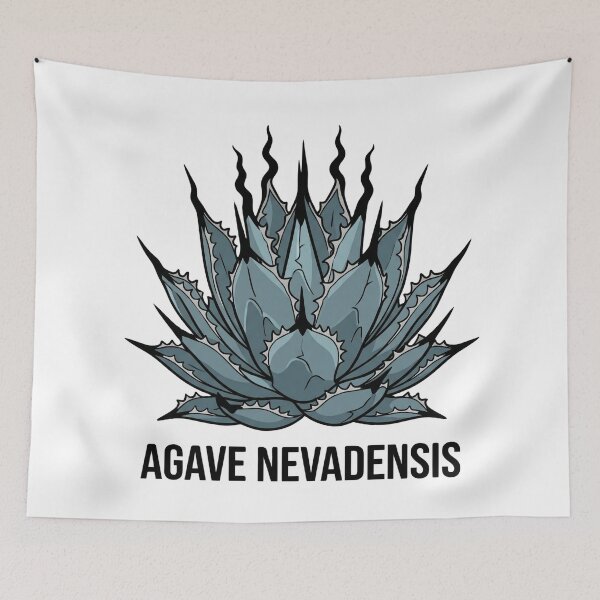 Item preview, Agave Utahensis Nevadensis Black Spine Vector Art designed and sold by GreenDivisionJP.