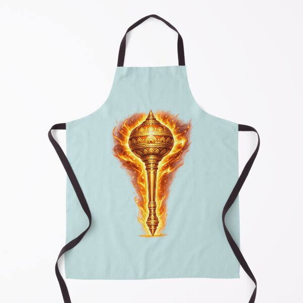 Item preview, Fire Energy Hanuman Gada | Bajrang Bali weapon  designed and sold by hutofdesigns.
