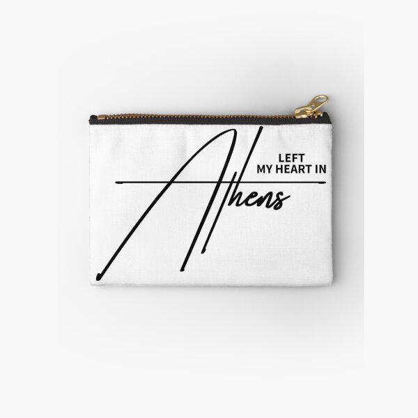 Item preview, Left My Heart In Athens - Aesthetic Grecian Travel Quote designed and sold by ReggieDior.