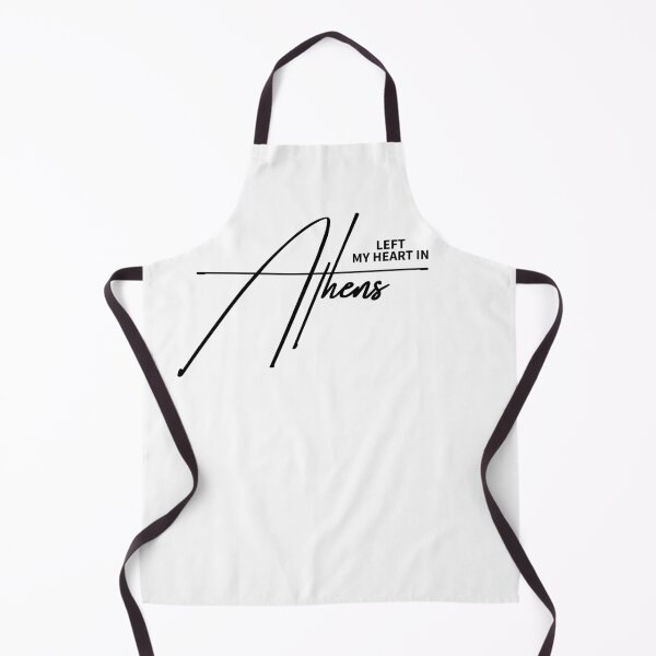 Item preview, Left My Heart In Athens - Aesthetic Grecian Travel Quote designed and sold by ReggieDior.