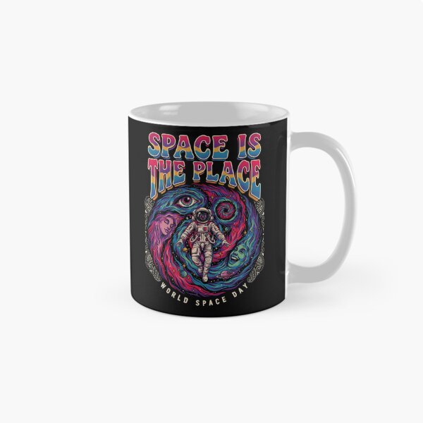 Item preview, Space Is The Place — Psychedelic Astronaut World Space Day T-Shirt V2 designed and sold by DarylWelsh2024.