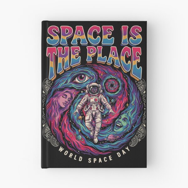 Item preview, Space Is The Place — Psychedelic Astronaut World Space Day T-Shirt V2 designed and sold by DarylWelsh2024.