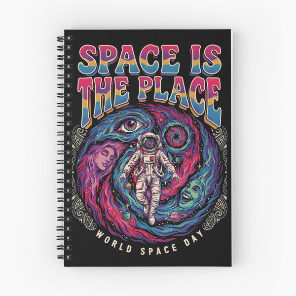 Item preview, Space Is The Place — Psychedelic Astronaut World Space Day T-Shirt V2 designed and sold by DarylWelsh2024.