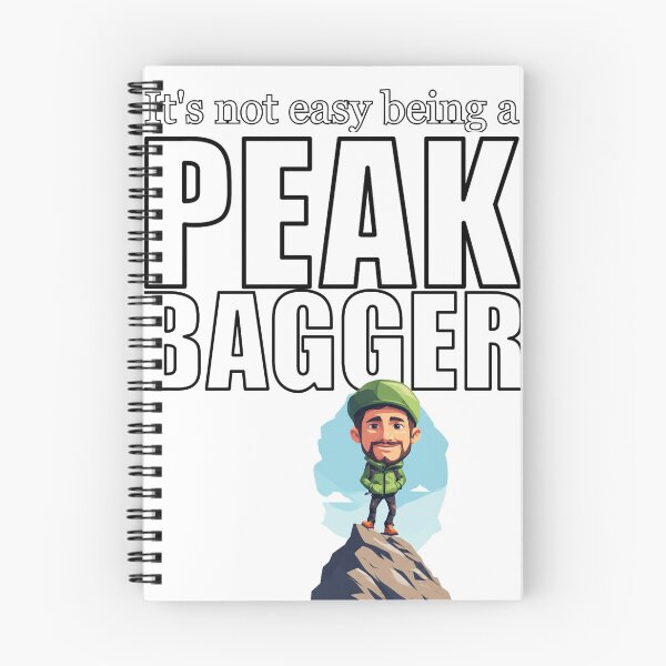 Item preview, It's Not Easy Being a Peak Bagger designed and sold by halibutgoatramb.