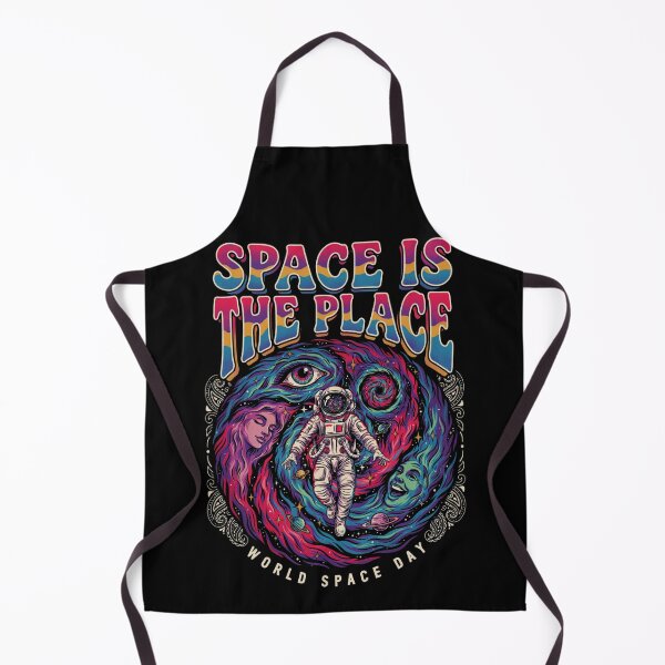 Item preview, Space Is The Place — Psychedelic Astronaut World Space Day T-Shirt V2 designed and sold by DarylWelsh2024.