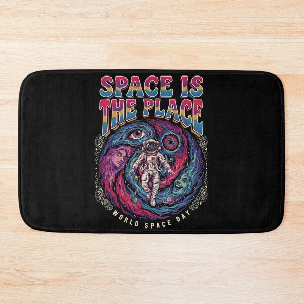 Item preview, Space Is The Place — Psychedelic Astronaut World Space Day T-Shirt V2 designed and sold by DarylWelsh2024.