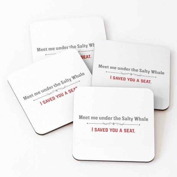 Item preview, Text only: Meet Me Under The Salty Whale  designed and sold by MsBrillMakes.