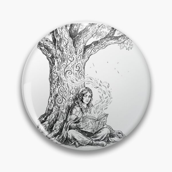 Item preview, The Living Library - Green Witch designed and sold by bapupa.