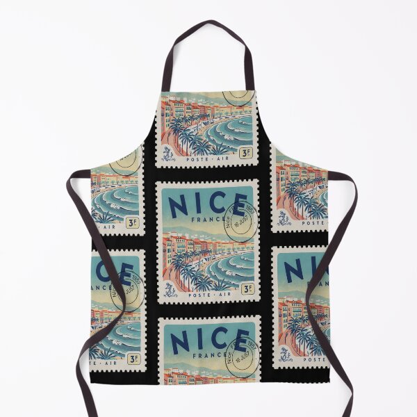 Item preview, Nice France Mediterranean Coastal Postage Stamp Sticker designed and sold by stickercuffs.