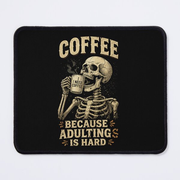 Item preview, coffee because adulting is hard designed and sold by Mystic & Celestial Art.