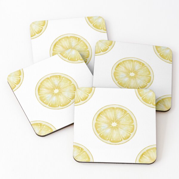 Item preview, Minimal Lemon Slice Pattern Watercolor designed and sold by Alisles.