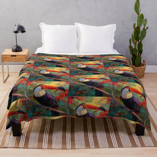 Item preview, Colorful Toucan Tropical Bird Art designed and sold by NivyasArtistry.