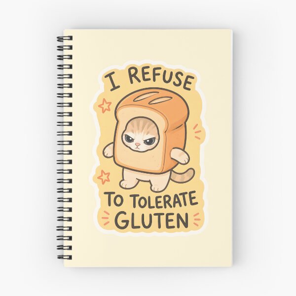 Item preview, I Refuse To Tolerate Gluten - Cat Meme Gluten Free designed and sold by thecatcouch.