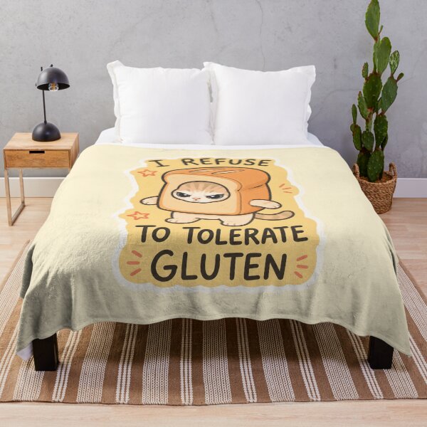 Item preview, I Refuse To Tolerate Gluten - Cat Meme Gluten Free designed and sold by thecatcouch.
