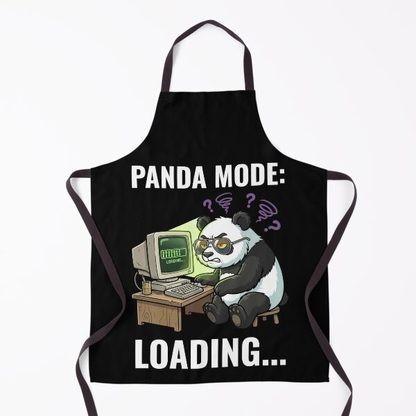 Item preview, Funny Gamer Panda Mode Loading - Tired Computer Office Pet designed and sold by AdriqnArt.