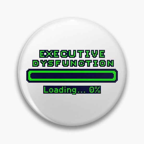 Item preview, Executive Dysfunction Loading ADHD Funny Neurodivergent Tee designed and sold by GallaresDesign.