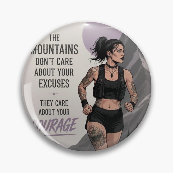 Item preview, The Mountains Don't Care About Your Excuses designed and sold by Toonlympics.
