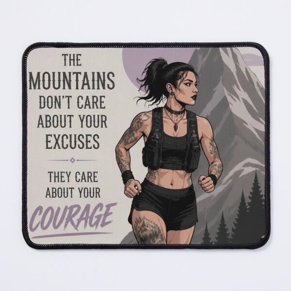 Item preview, The Mountains Don't Care About Your Excuses designed and sold by Toonlympics.