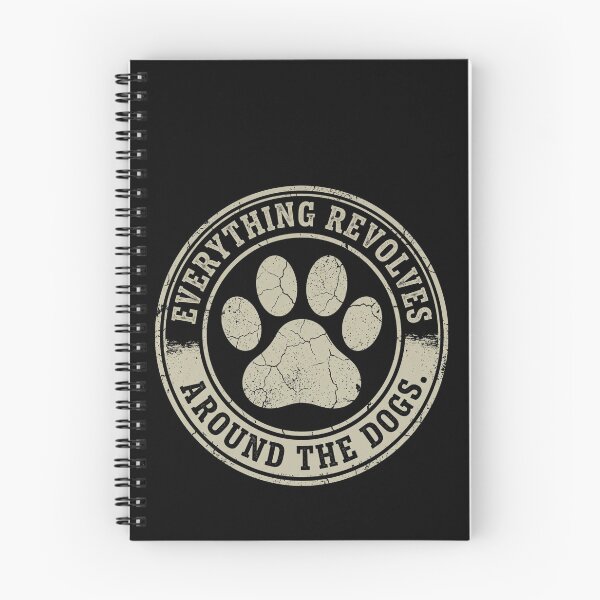 Item preview, Everything Revolves Around The Dogs Dog Paw Print Pet Lover designed and sold by SofenArt.