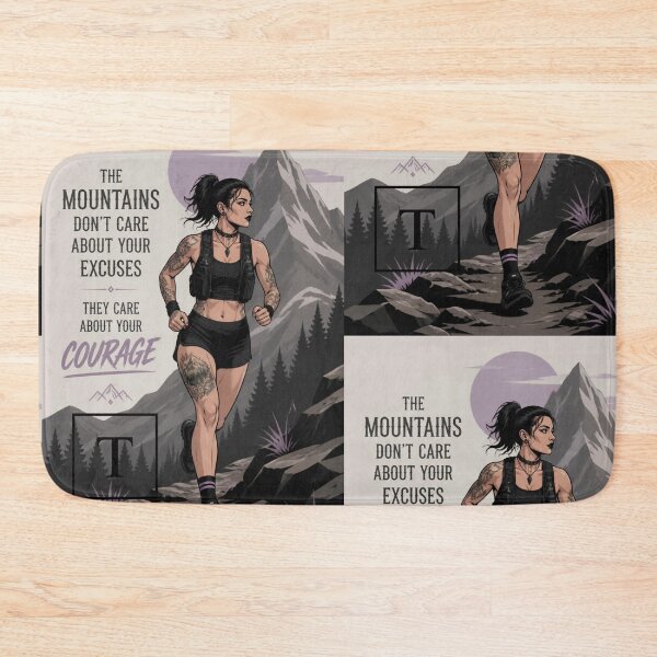 Item preview, The Mountains Don't Care About Your Excuses designed and sold by Toonlympics.