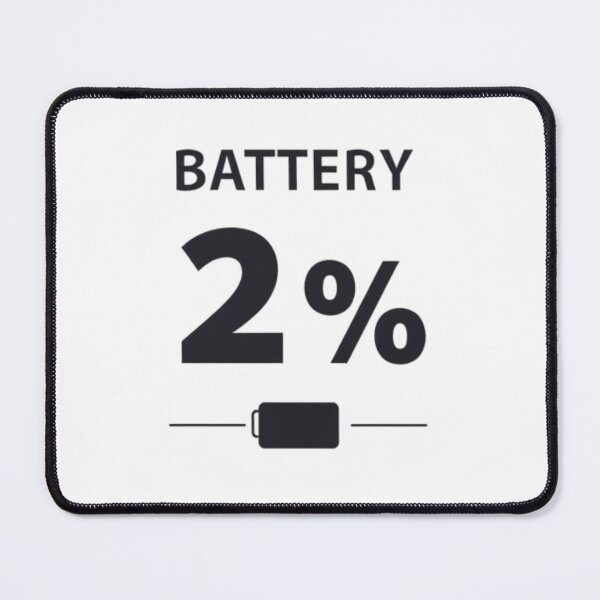 Item preview, Battery at 2% – Introvert Social Battery T-Shirt designed and sold by ModernMoodCo.