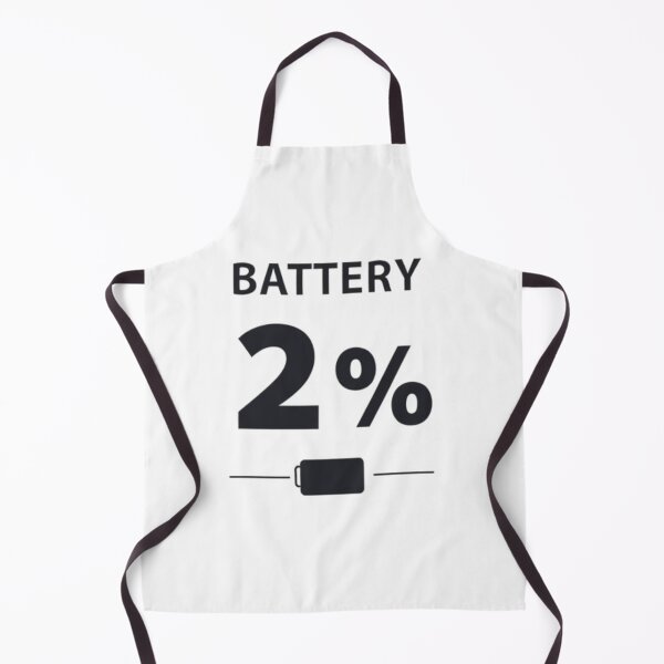 Item preview, Battery at 2% – Introvert Social Battery T-Shirt designed and sold by ModernMoodCo.