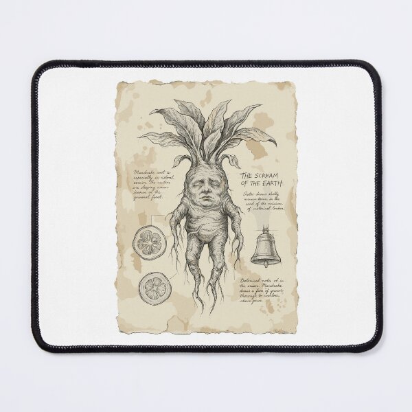 Item preview, Ancient Mandrake Root - Grimoire Page designed and sold by bapupa.