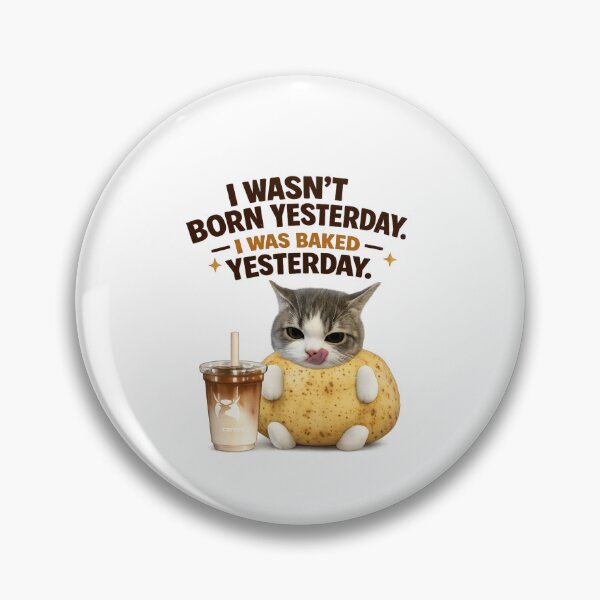 Item preview, Certified Baked Potato Cat designed and sold by jeehh.
