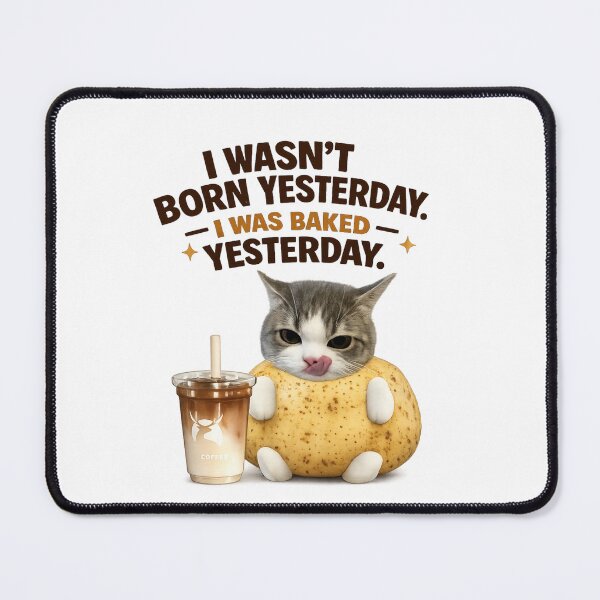 Item preview, Certified Baked Potato Cat designed and sold by jeehh.