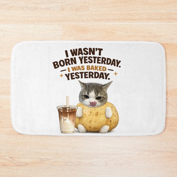 Item preview, Certified Baked Potato Cat designed and sold by jeehh.