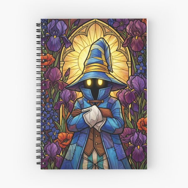 Item preview, Stained Glass Black Mage Prodigy designed and sold by Thunderbelts.