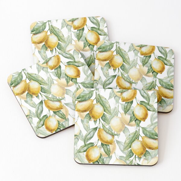 Item preview, Watercolor Lemon Orchard Pattern designed and sold by Alisles.
