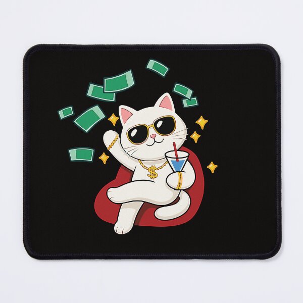Item preview, Funny Cat happy cute cat T-Shirt – Cute Lazy Cat  designed and sold by Artimax-Studio.