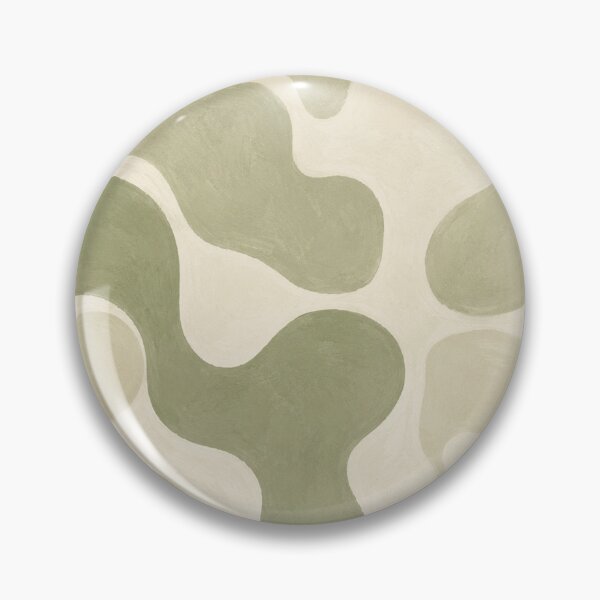 Item preview, Sage Green Organic Shapes Pattern designed and sold by Owcomm.