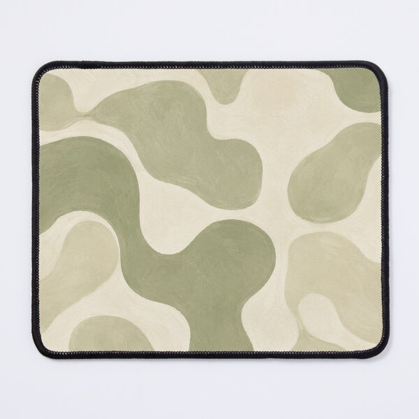 Item preview, Sage Green Organic Shapes Pattern designed and sold by Owcomm.