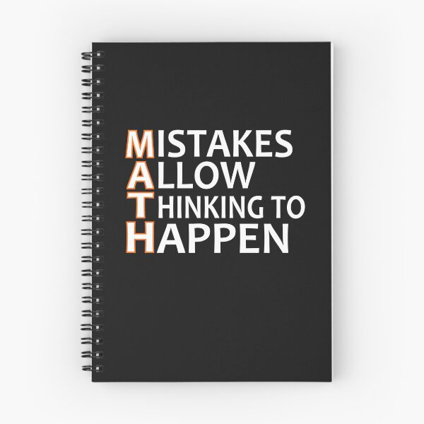Item preview, Mistakes allow thinking to happen Funny Math Gifts designed and sold by ozdilh.