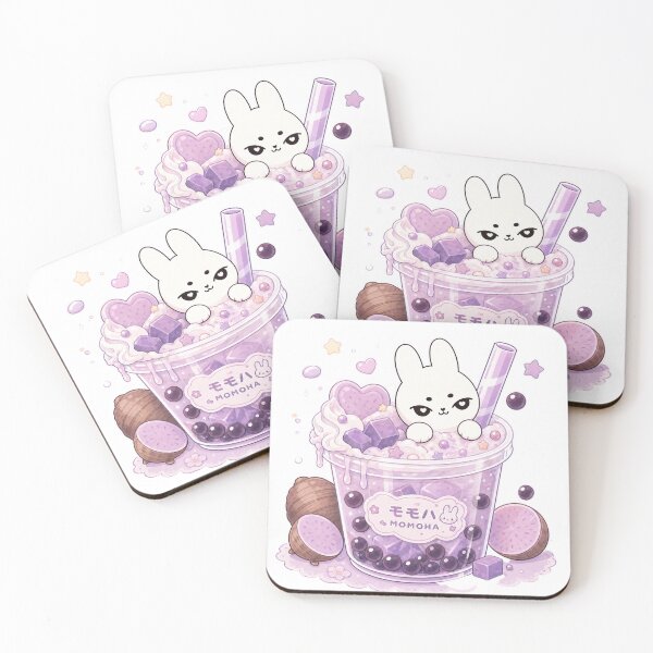 Item preview, Kawaii Taro Bubble Tea Bunny designed and sold by kokoriiland.