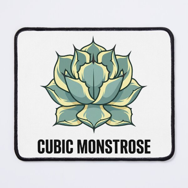 Item preview, Rare Agave Cubic Variegated Monstrose Graphic Streetwear designed and sold by GreenDivisionJP.