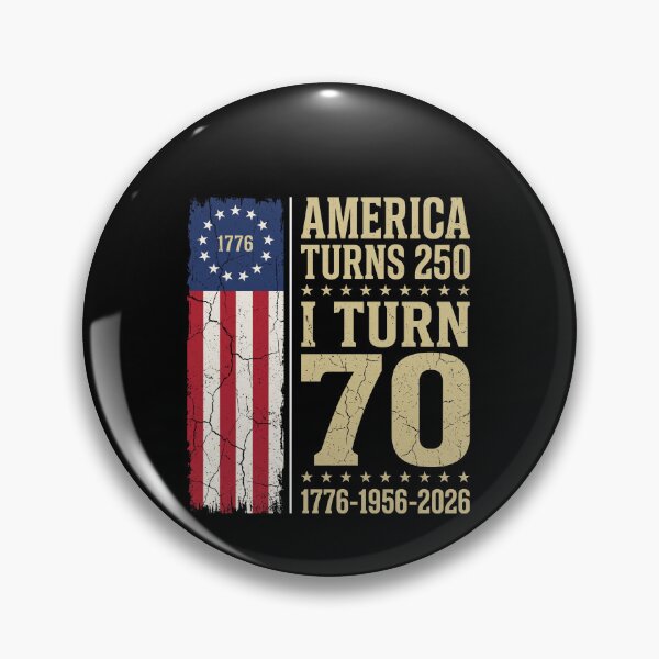Item preview, America Turns 250 I Turn 70 Patriotic American Sestercentennial 70th Birthday designed and sold by SofenArt.