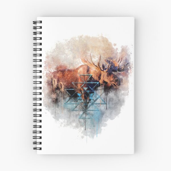 Item preview, Tribal Moose Watercolor 1 designed and sold by Chelsea Eason.