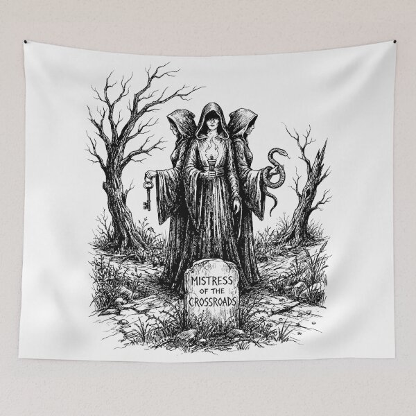 Item preview, Triple Path's Guardian - Hecate Goddess designed and sold by bapupa.