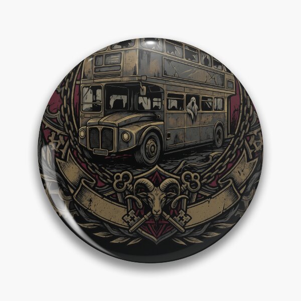 Item preview, Limbus Company Mephistopheles Bus Emblem designed and sold by Senpaiwaves.