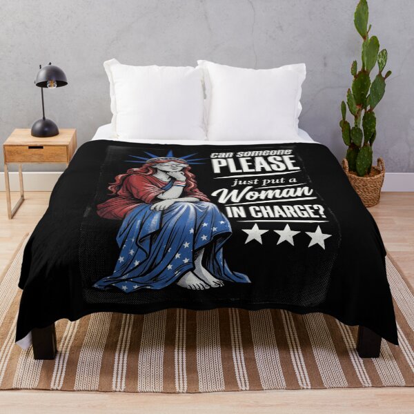 Item preview, Can Someone Please Just Put A Woman In Charge? Feminist Leadership Slogan designed and sold by SofenArt.