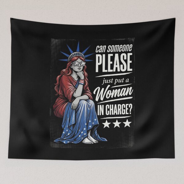 Item preview, Can Someone Please Just Put A Woman In Charge? Feminist Leadership Slogan designed and sold by SofenArt.