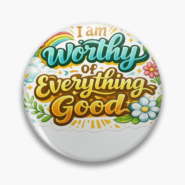 Item preview, I am worthy of everything good   designed and sold by DigiAuraStudio.